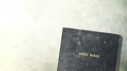 Holy Bible  book on a  background