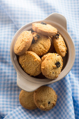 Cookies In a white bowl