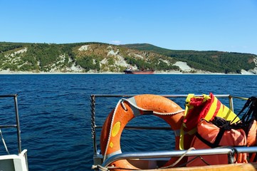 the ship ran aground in a storm on the Black Sea