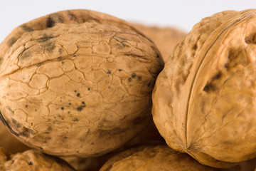 walnut isolated on white background