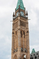Fototapeta na wymiar Peace tower in sunny day