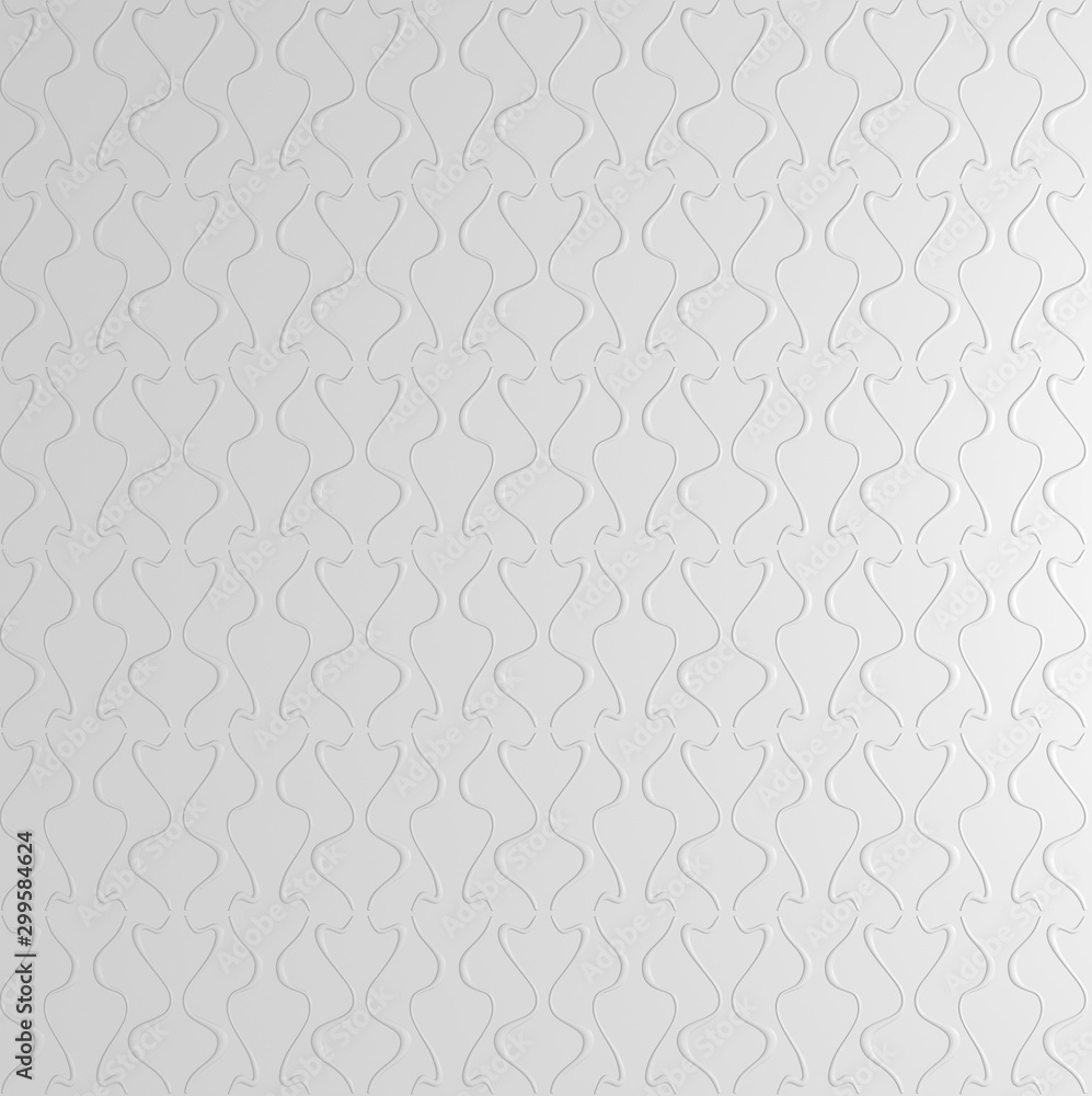 Poster decorative 3d panels with a pattern for the background. 3d rendering