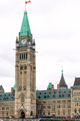 Fototapeta premium Peace tower in sunny day