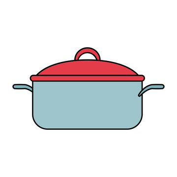 cooker icon, kitchen utensils design