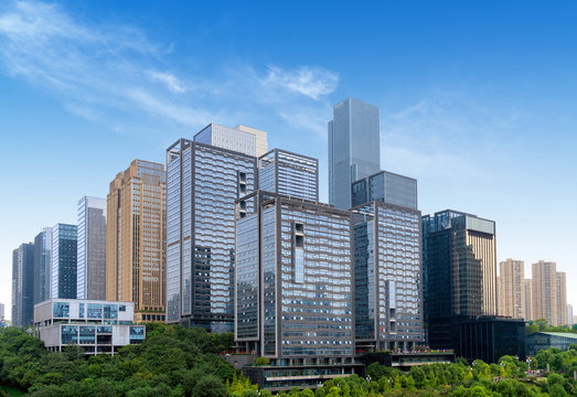 Chongqing's modern buildings