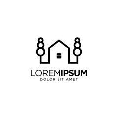 Fototapeta premium Real Estate Logo Design Vector