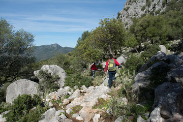 Senderismo por la montaña
