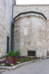 Fototapeta na wymiar Baptistery, Battistero di San Giovanni, in Ascoli Piceno, Italy