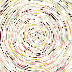 Colorful Universe Circular Distribution Computational Generative Art background illustration