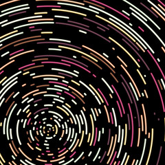 Colorful Universe Circular Distribution Computational Generative Art background illustration