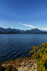 One of Vancouver Island's large lakes - Kennedy Lake