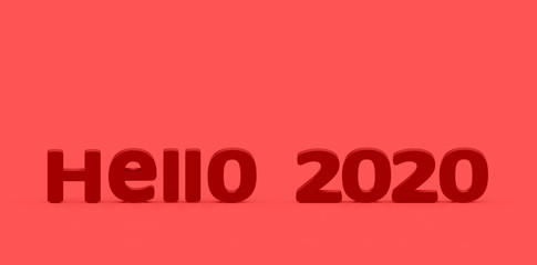 hello 2020, 2020 new year, happy new year greeting card, background for christmas holiday