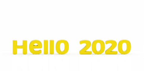 hello 2020, 2020 new year, happy new year greeting card, background for christmas holiday