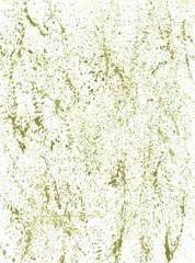 Abstract green background with small dots and spots like spray drawn by watercolor paints. Hand paint texture painted with brush and ink. Great basic of print, badge, party invitation, banner, tag.