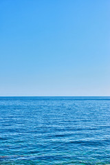 Obraz premium Sea horizon and clear sky