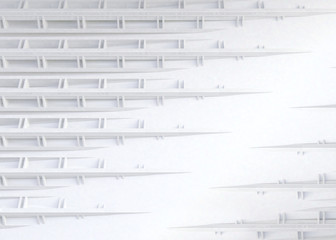 White abstract background.3d illustration.Abstract design Polygonal blank structure.