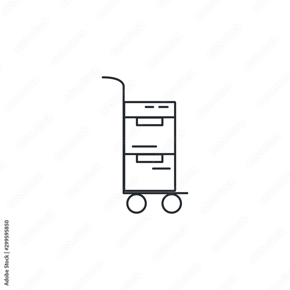 Poster isolated box icon vector design
