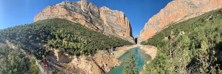 Panorámica del Congost de Montrebei (Lerida) Catalonia - España