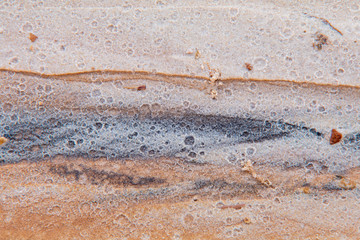 Sandoberfläche nach Regen 2