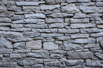 stone wall background. texture of vintage gray brick wal