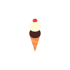 Isolated sweet ice cream icon vector design