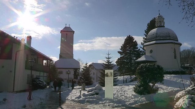 Silent Night Chapel, Oberndorf, Salzburg, Austria, where the song Silent Night was performed for the first time in the year 1818.
