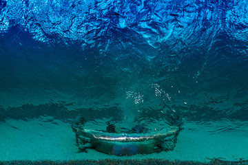 Countercurrent for the pool. Water attraction. Artificial flow. Pump. Hydromassage. Flow. Water resistance.