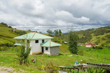 Fototapeta na wymiar Highlands of Ecuador Chilcatotora 