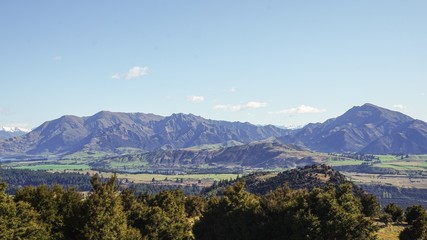 Wanaka Lake View at Mountain in New Zealand