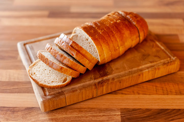 Bread on desk