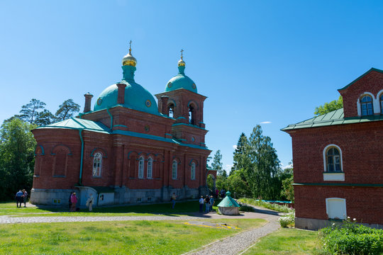 Resurrection Church of the resurrection monastery on the island of Valaam