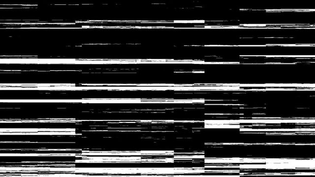 TV Bad Signal Noise Effect. Overlay Video.