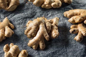 Raw Brown Organic Spicy Ginger Root