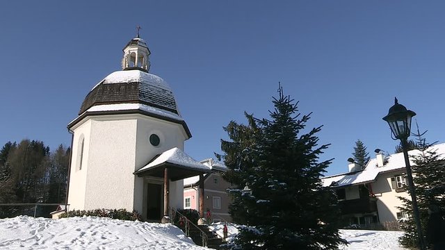 Silent Night Chapel, Oberndorf, Salzburg, Austria, where the song Silent Night was performed for the first time in the year 1818.