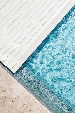 Span for pool. Rolling coating. Pool protection. Rollete. Security. Pure water. Pool protection system.