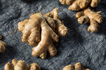 Raw Brown Organic Spicy Ginger Root