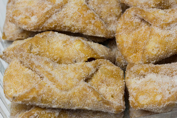 dulce pestiños con azúcar