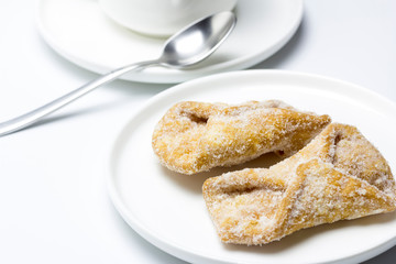 dulce pestiños con azúcar