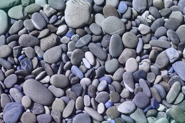 dry sea shore pebbles texture - beautiful abstract photo background
