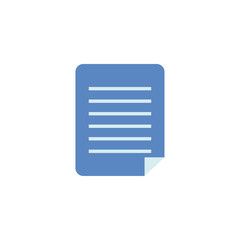 Isolated document icon vector design