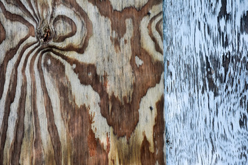 texture of painted and natural wood
