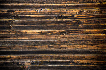 Brown rustic wooden wall background