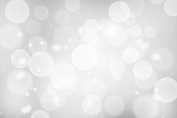 Gray abstract texture background with white bokeh light Christmas new year snowflake blurred beautiful shiny lights use wallpaper backdrop and your product.