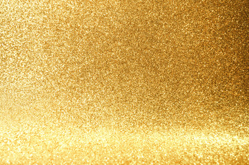 Gold,yellow abstract light background,Gold bokeh shining lights,sparkling glittering Christmas...