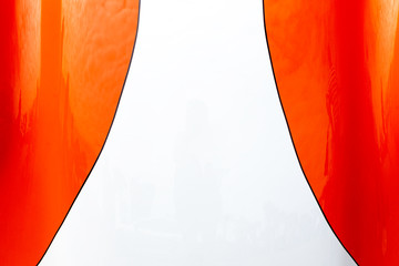 abstract close up of a racing care