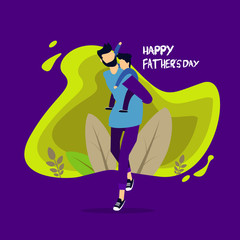 Father day banner template
