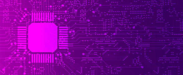 Abstract circuit board futuristic technology processing background