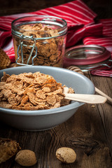 Bowl of cereals.