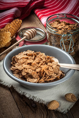 Bowl of cereals.
