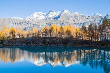 The Lagazzuolo lake in Valmalenco